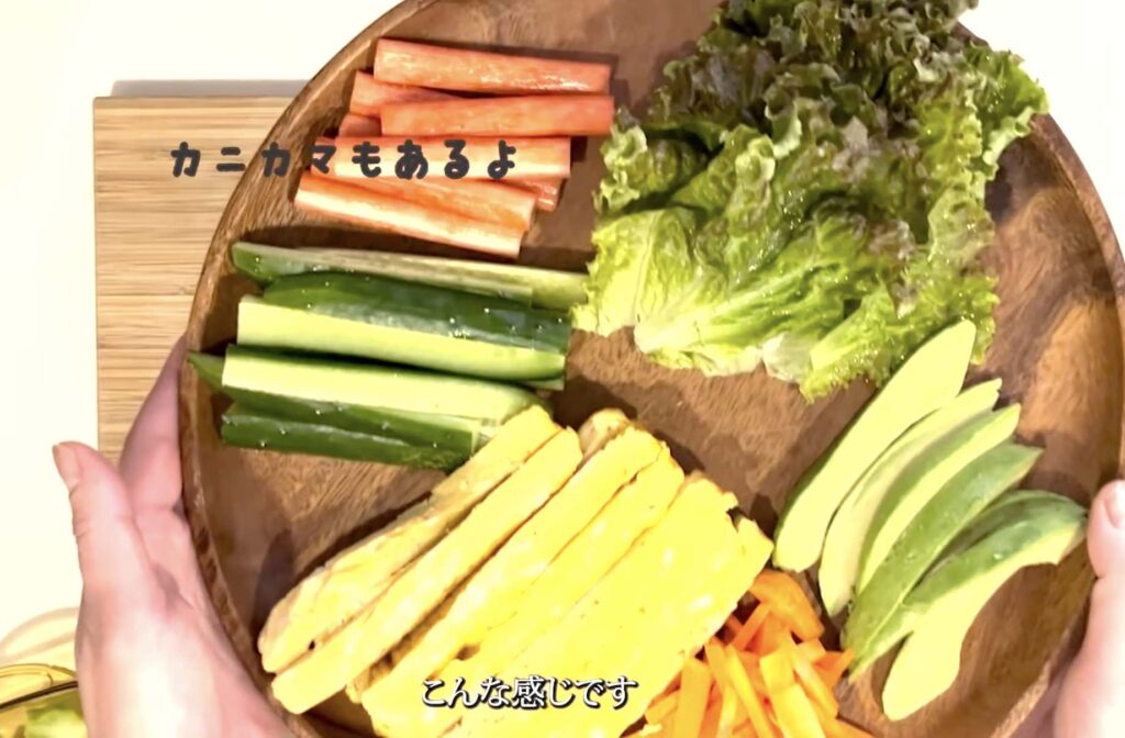 恵方巻きの材料